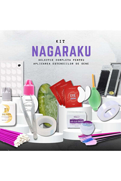 NAGARAKU Kit Incepatori Extensii Gene Fir cu Fir Basic