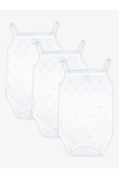 Babies Basic By Styli Pack of 3 - Super Combed Cotton Sleeveless Bodysuit