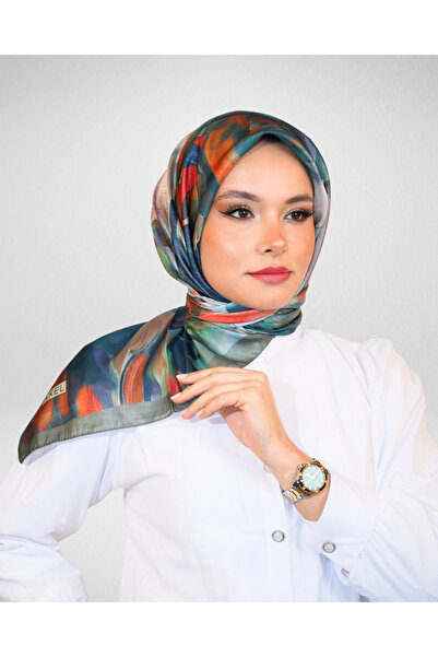 Akel Μοτίβο ψηφιακού κρυστάλλου σε κασκόλ – Αντιολισθητικό, λαμπερό και καθημερινή κομψότητα