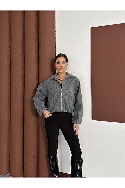 solena sln Women's Stamp Bomber Jacket