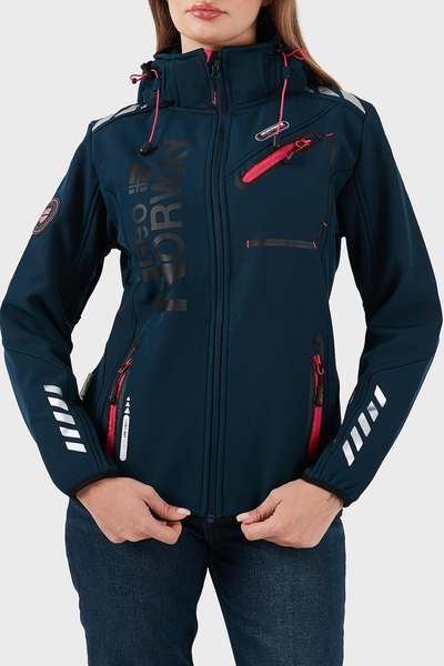 Norway Geographical Waterproof 5000 mm Softshell Removable Hooded Coat Mont Reine