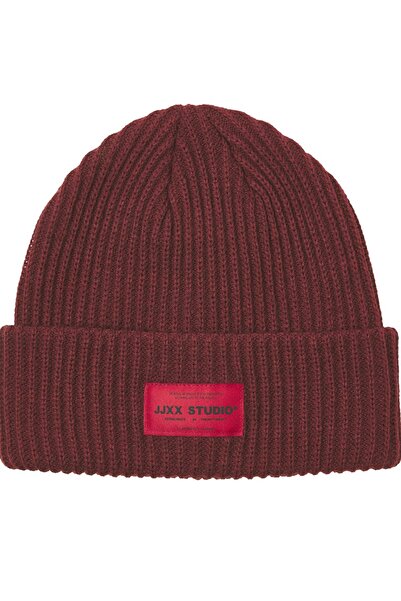 JJXX Women's / Girls' Burgundy Beanie Model Code: (12222919) Jxothelıa Knıt Beanıe Acc Sn