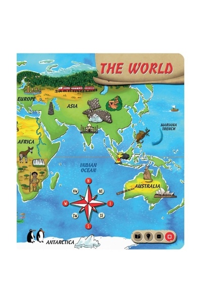 Albi Answer Smart Book - World Atlas, English