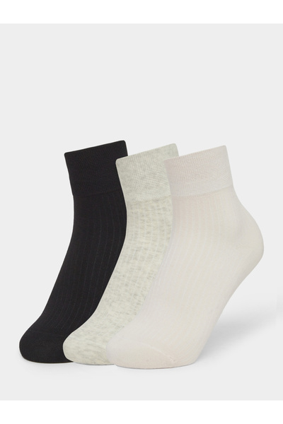 Styli Pack of 3 - Ribbed Crew Socks