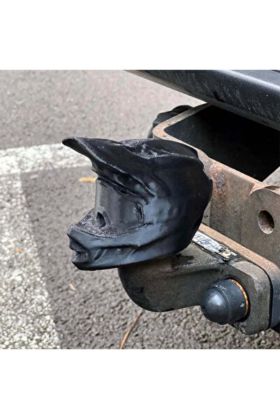 3DMarket Anti-theft tow hitch ornament - Motocross/enduro/ATV/downhill helmet