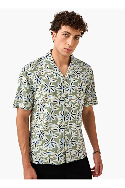 FAV Regular Fit Printed Collared Resort Shirt
