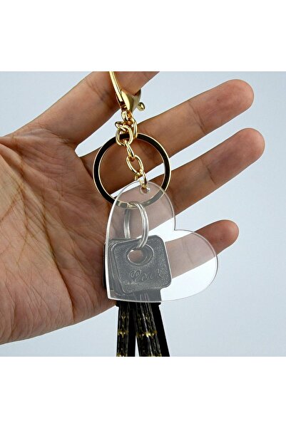 Generic 60 Pack 2 Inch Acrylic Heart Keychain Blanks (1/8" Thick)