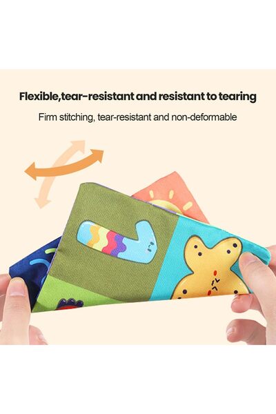 ANYUAN Washable Tear-Resistant Tissue Box Montessori Toy — Soft Educational Toy for Infants & Toddlers