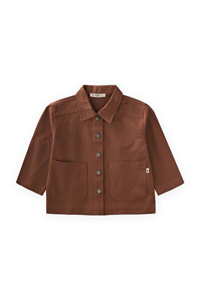 Cigit Gabardine Jacket 2-7 Years Old Brown