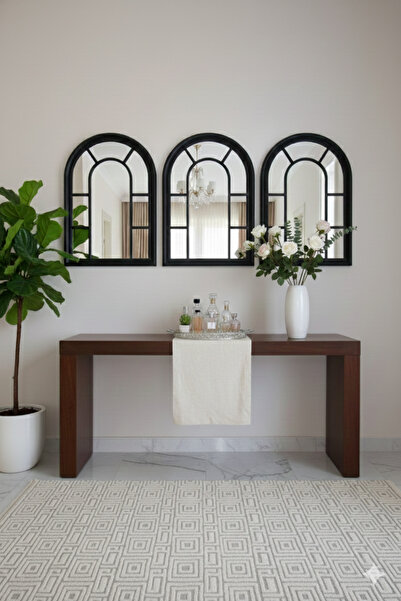 Generic Elegant mirror set with a luxurious frame, 100 x 70 cm