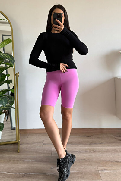 CİDDE Γυναικεία υφασμάτινη μπλούζα με λεπτομέρεια που περνάει από το δάχτυλο