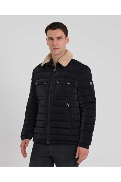 BLACKMOOD Мъжка пухена яке с двойна яка