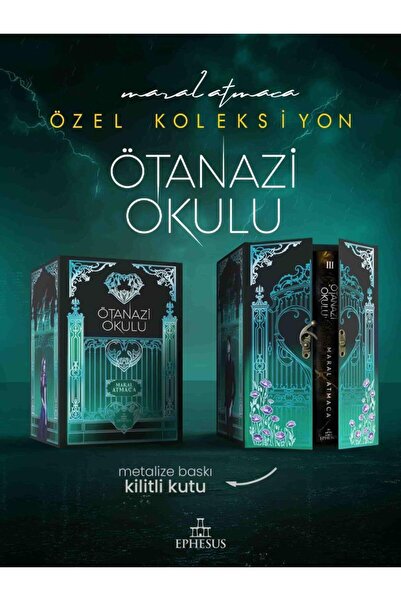 Ephesus Yayınları Ötanazi Okulu Serisi – Yan Boyamalı Kilitli Koleksiyon Kutu
