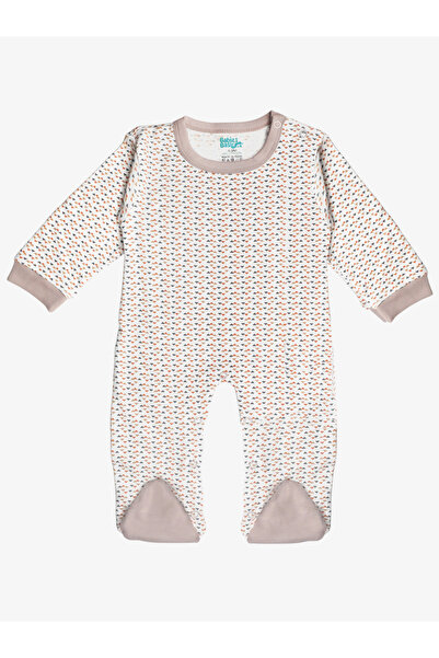 Babies Basic By Styli 5-Piece 100% Cotton Bib, Romper, Mittens, Cap and Sleepsuit Set