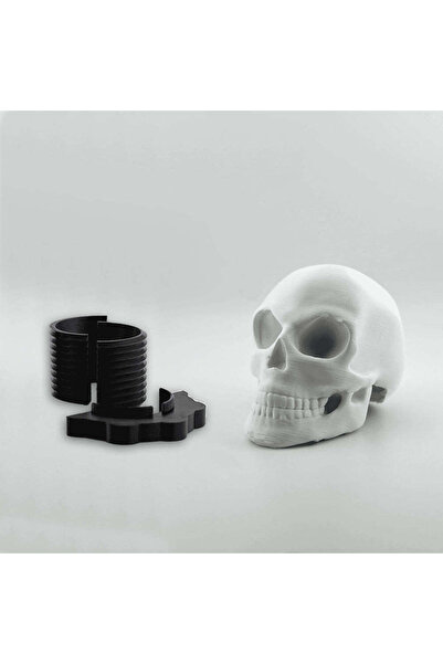 3DMarket Anti-theft Tow Hitch Ornament - Skull V3