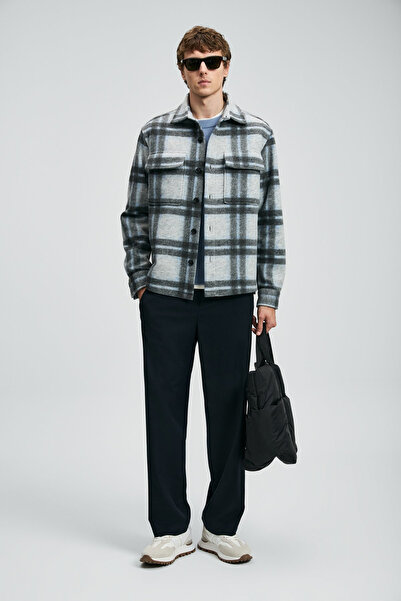 Lufian Erkek Gri 112010685 Karl Gömlek