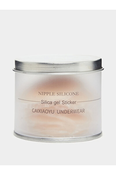 Styli مجموعة من 6 قطع - غطاء حلمة سيليكون بلون العاري