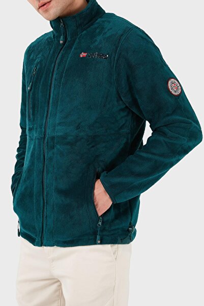 Norway Geographical Soft Textured Cold Resistant Zippered Outdoor Polar Men POLAR UPLOAD