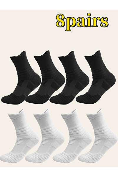 Take Two By Styli Pack of 8 - Multi Crew Socks
