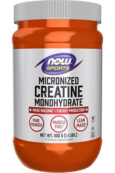 Now Foods Micronized Creatine Monohydrate Powder, 1.1 lb (500 g)