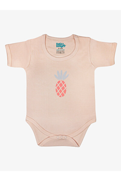 Babies Basic By Styli 5-Piece 100% Cotton Bib, Romper, Mittens, Cap and Sleepsuit Set