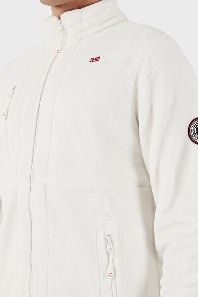 Norway Geographical Ανδρικό POLAR ΑΝΑΛΟΓΑ με απαλή υφή, ανθεκτικό στο κρύο με φερμουάρ εξωτερικού χώρου