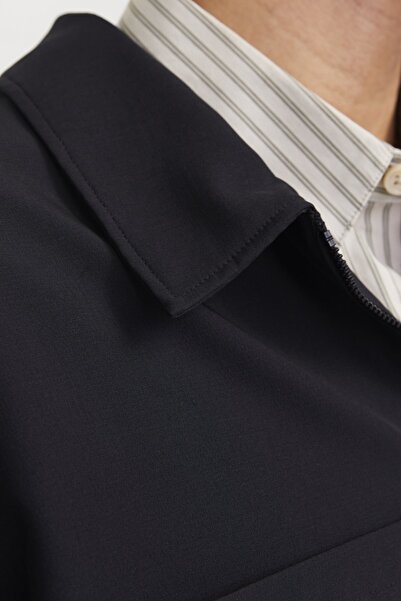 Jack & Jones Men's Black Jacket Model Code: (12270677) Jjeperfect Shacket Sn