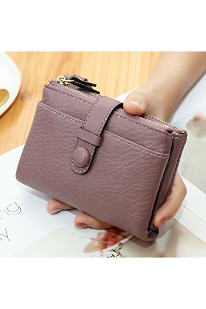 rinkadoll Compact Design, Many Compartments, Rose Color, Small Size Women's Wallet