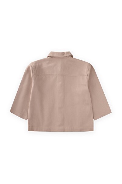 Cigit Gabardine Jacket 2-7 Years Beige