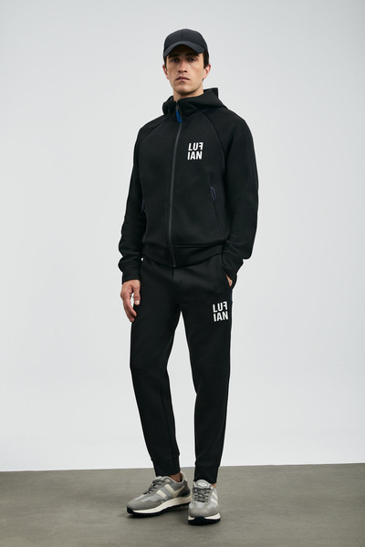 Lufian Erkek Siyah 112050079 Ice Sweatshirt