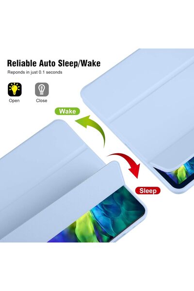 genernic Smart Tri-Fold Magnetic iPad Cover 10.9 Inch – Slim Protective Auto Sleep/Wake Case