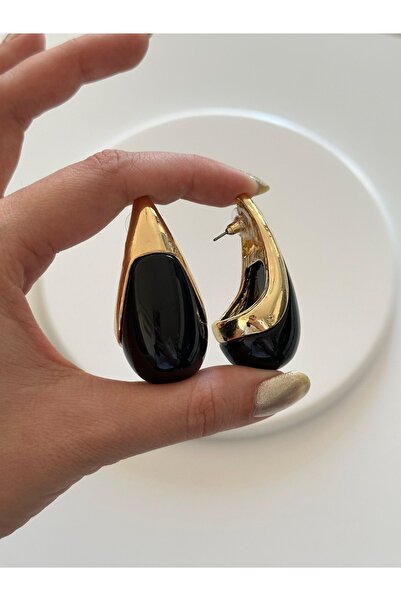 Twinssis Accessories Large Size Gold Drop Earrings