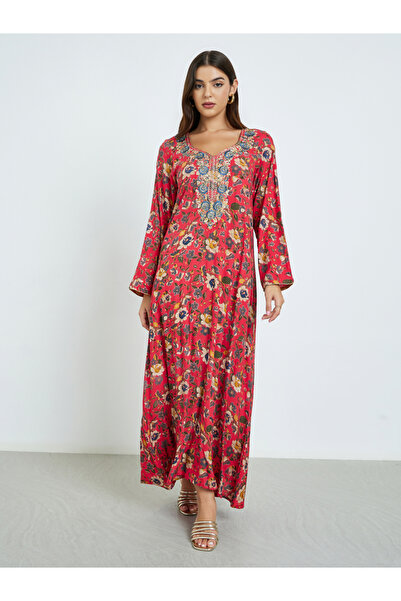 Maxim Creation By Styli Thread Embroidery A-Line Jalabiya