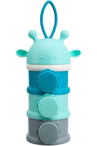 Generic صندوق مسحوق الحليب المحمول من X-Spring - منظم تركيبة قابل للتكديس ومض...