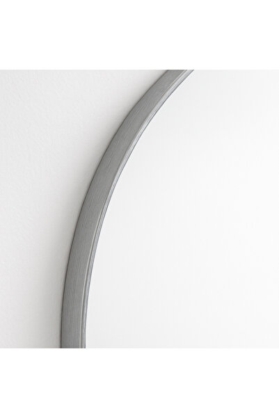 Ebticar Irregular Wooden Frame Wall Mirror – Grey (60×80)