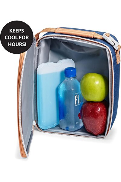 Fit + Fresh Fit & Fresh Cool Coolers XL Slim Ice Packs - Reusable 4-Pack (Blue)