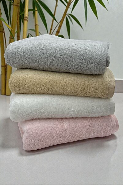 HAVLULAND 4 ADET AHFA HOME 50X90 CM %70 BAMBU %30 PENYE HAVLU ULTRA YUMUŞAK, ...