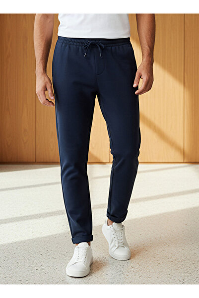 FAV بنطال رياضي بيكيه سهل الارتداء بخصر مرن