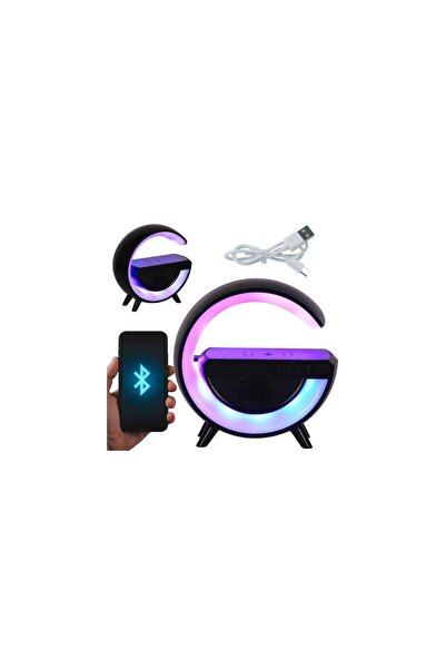 Three top online RGB light with wireless charger radio black