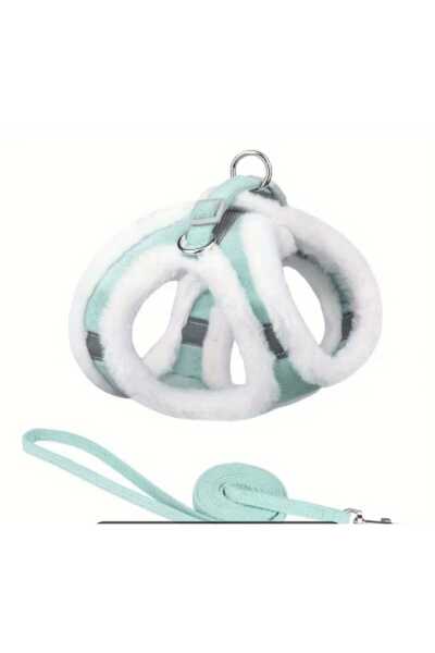 PawDeLuxe Köpekler İçin Yumuşak & Şık Sıcak Köpek Tasması & Tasma Seti - Küçük ve Orta Irk