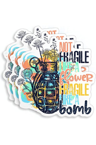 ALAYRA International (3 قطع) ملصق فينيل غير هش مثل الزهرة مقاس 2 بوصة