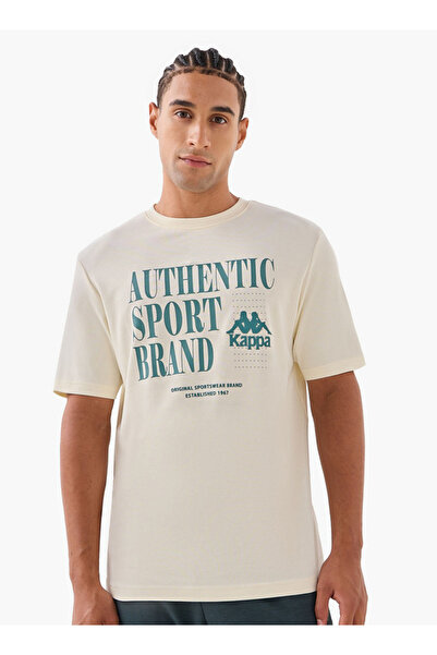 Kappa تي شيرت رجالي بطبعة شعار