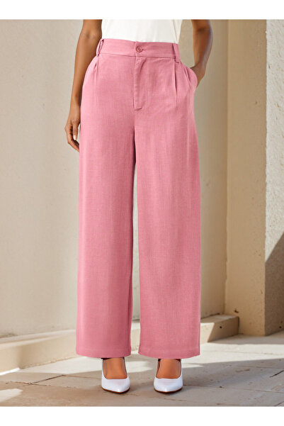 FAV Full Length Linen Trousers with Pockets