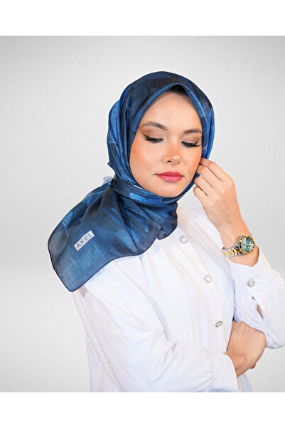 Akel Μοτίβο ψηφιακού κρυστάλλου σε κασκόλ – Αντιολισθητικό, λαμπερό και καθημερινή κομψότητα