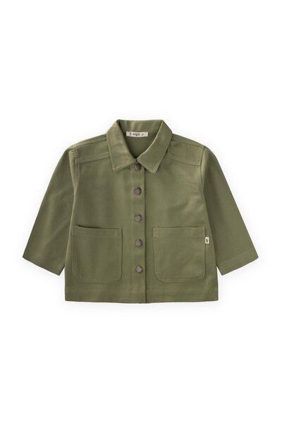 Cigit Gabardine Jacket 2-7 Years Old Olive