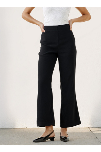 FAV Flared Pants with Zip Closure
