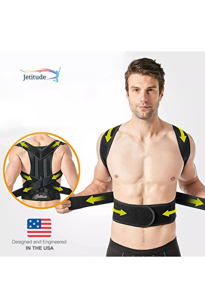 Jetitude Posture Corrector, Orthopedic Back Spine and Soulder Support, Unisex