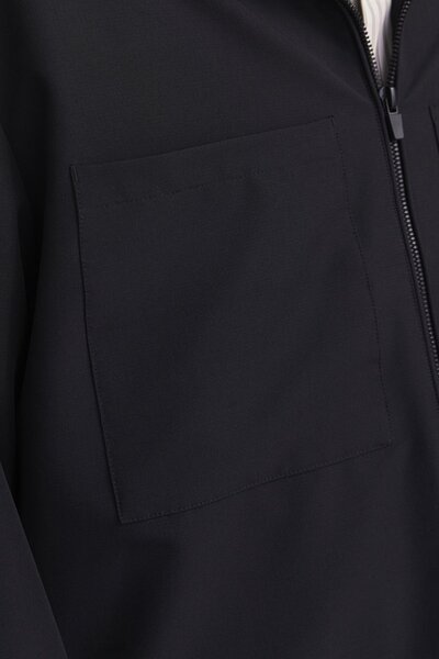 Jack & Jones Men's Black Jacket Model Code: (12270677) Jjeperfect Shacket Sn