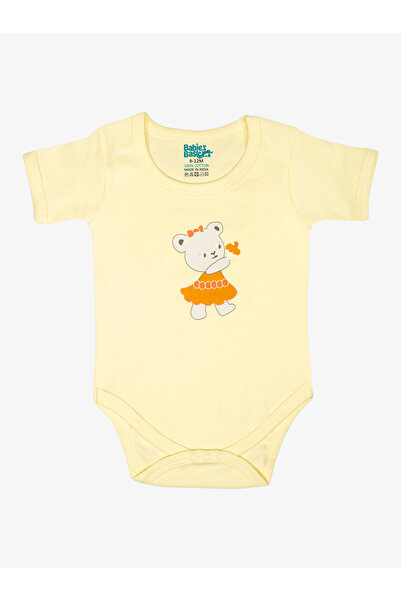 Babies Basic By Styli 5-Piece 100% Cotton Bib, Romper, Mittens, Cap and Sleepsuit Set