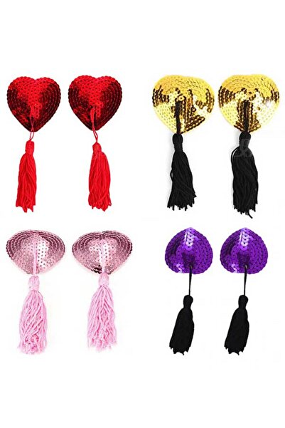 Store Silikon Pullu Göğüs Püskülü